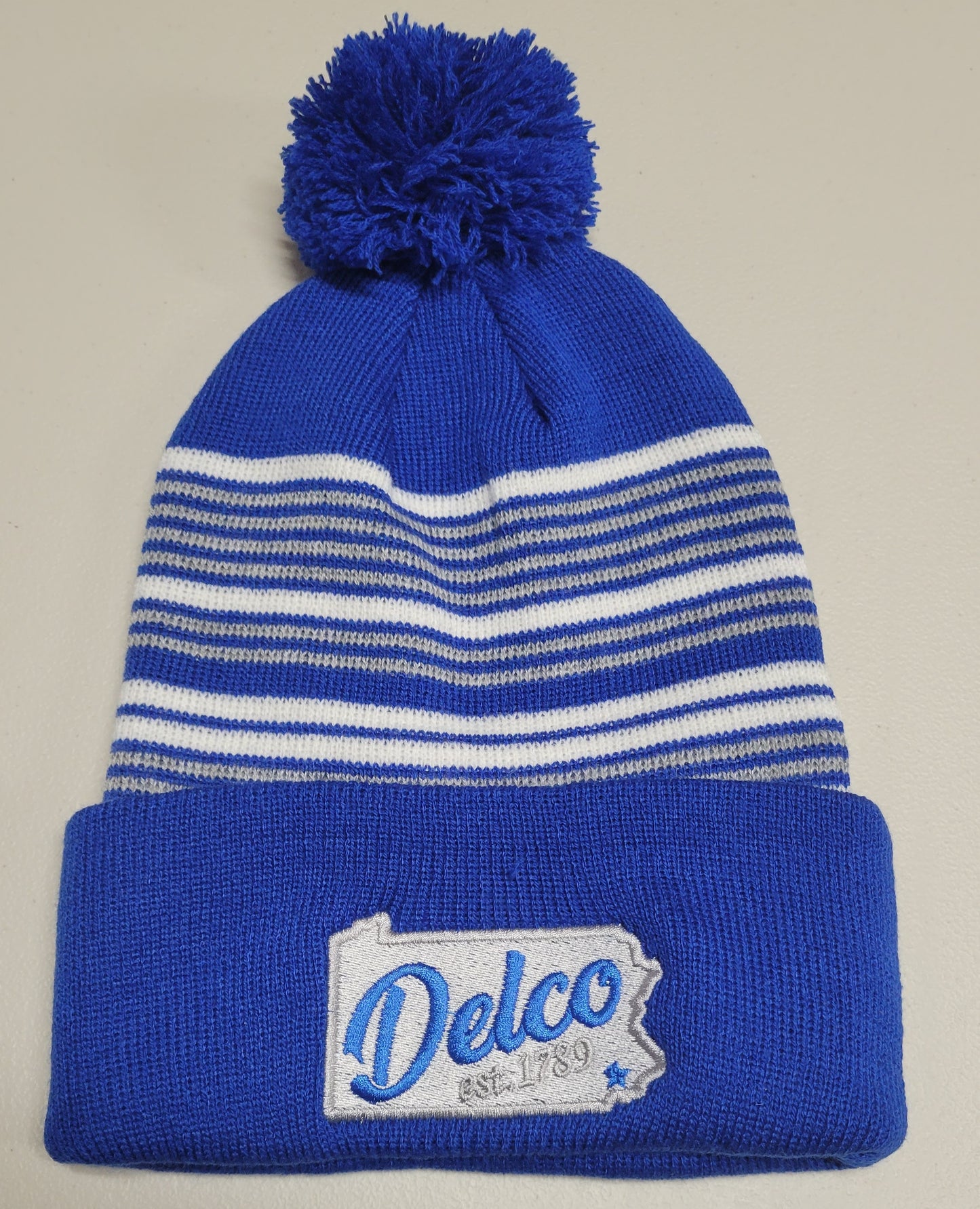 Delco Pom Beanie