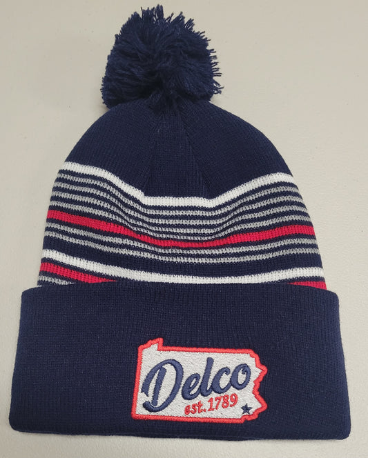 Delco Pom Beanie